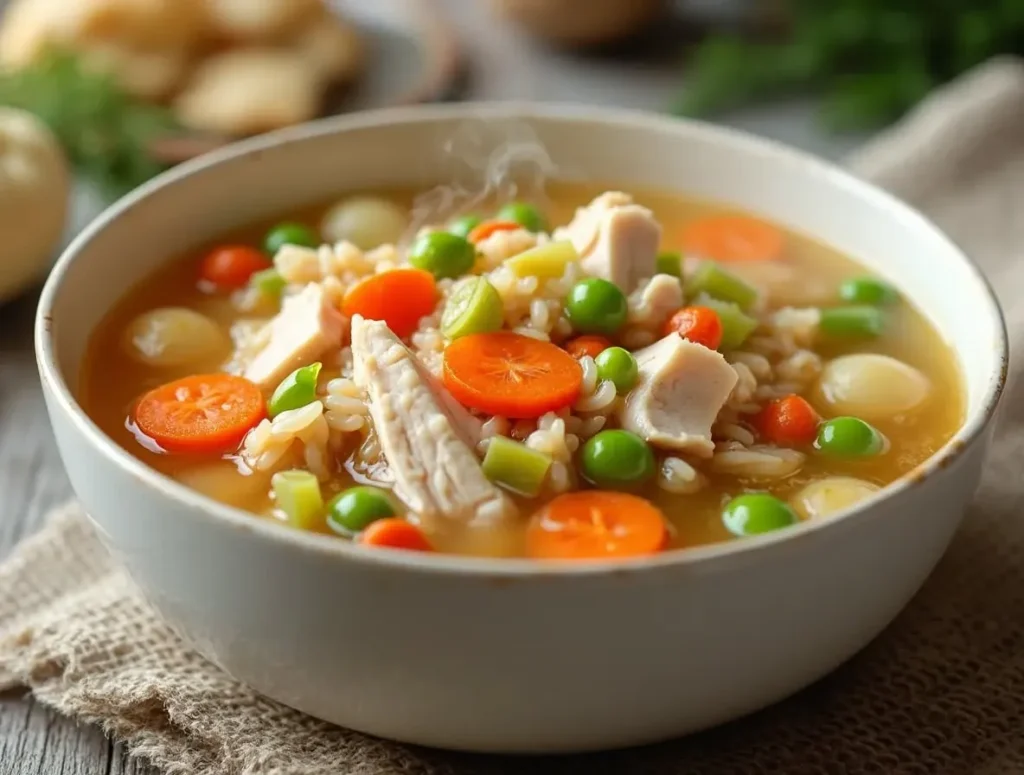 turkey rice soup
