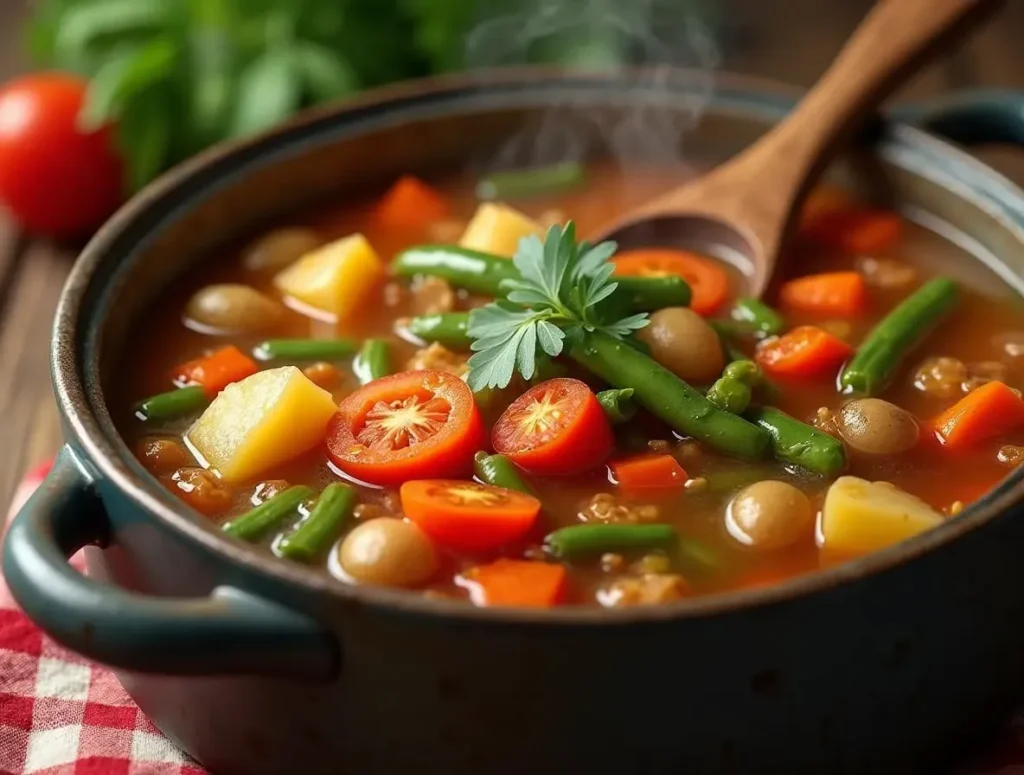 crockpot vegetable soup