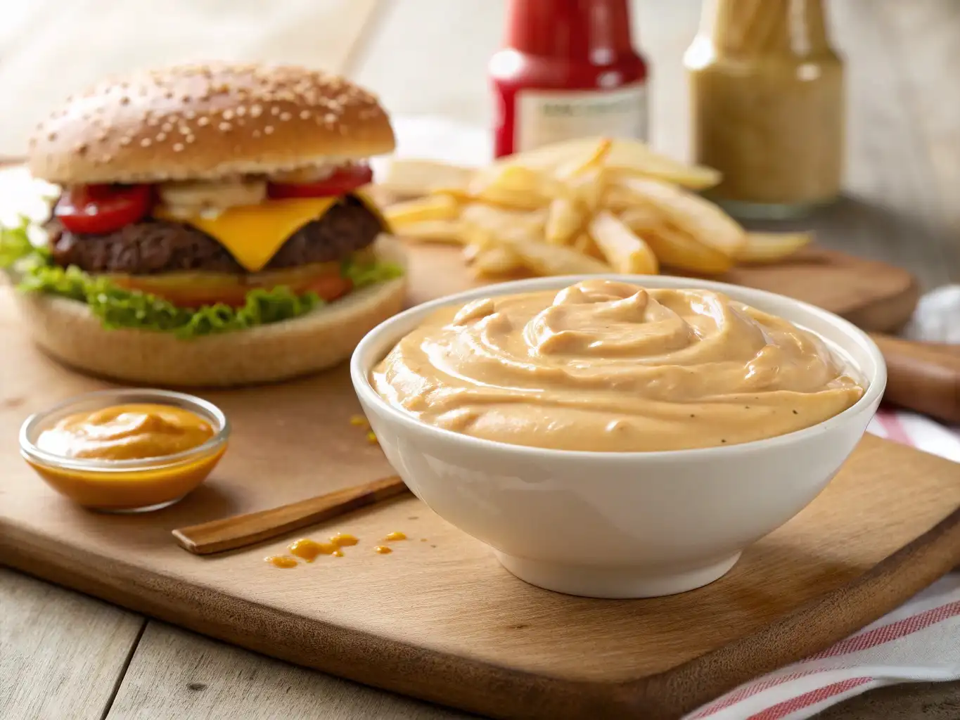 Homemade Big Mac sauce in a bowl