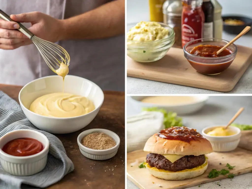 Step-by-step preparation of Big Mac sauce