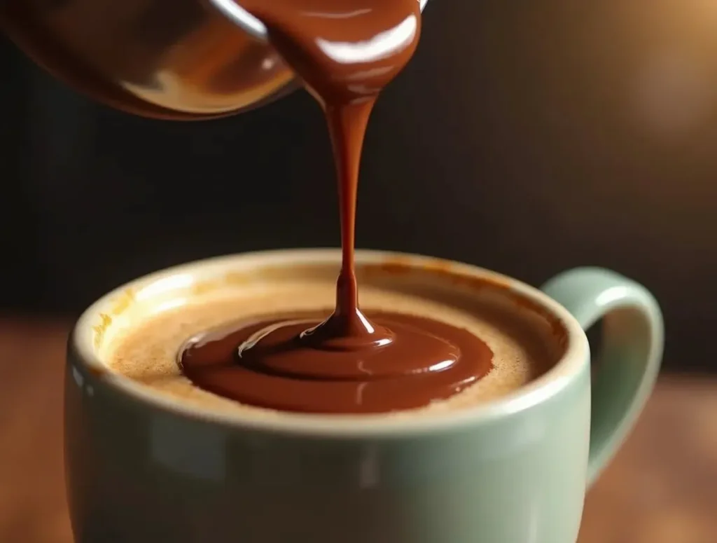 chocolate sauce for coffee