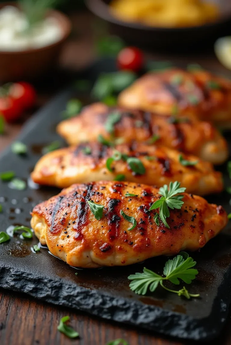 chicken breast on blackstone