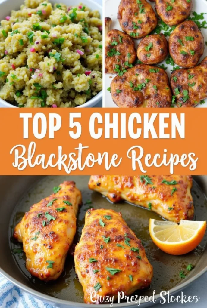 chicken blackstone recipes