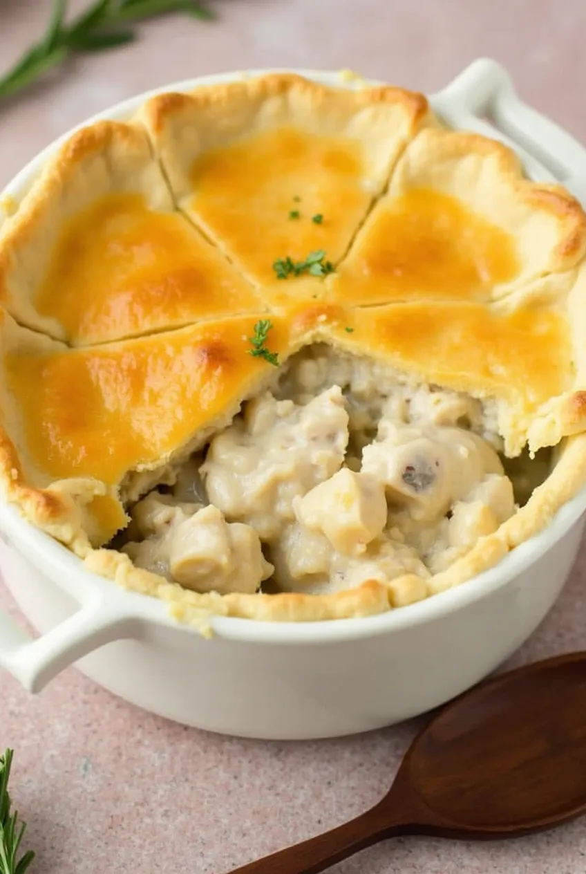 chicken pot pie with pie crust