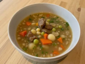 vegetable beef barley soup
